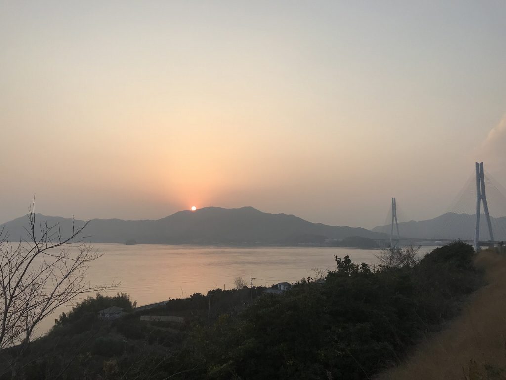 Sunset on Shimanami Kaido (From Ikuchijima)