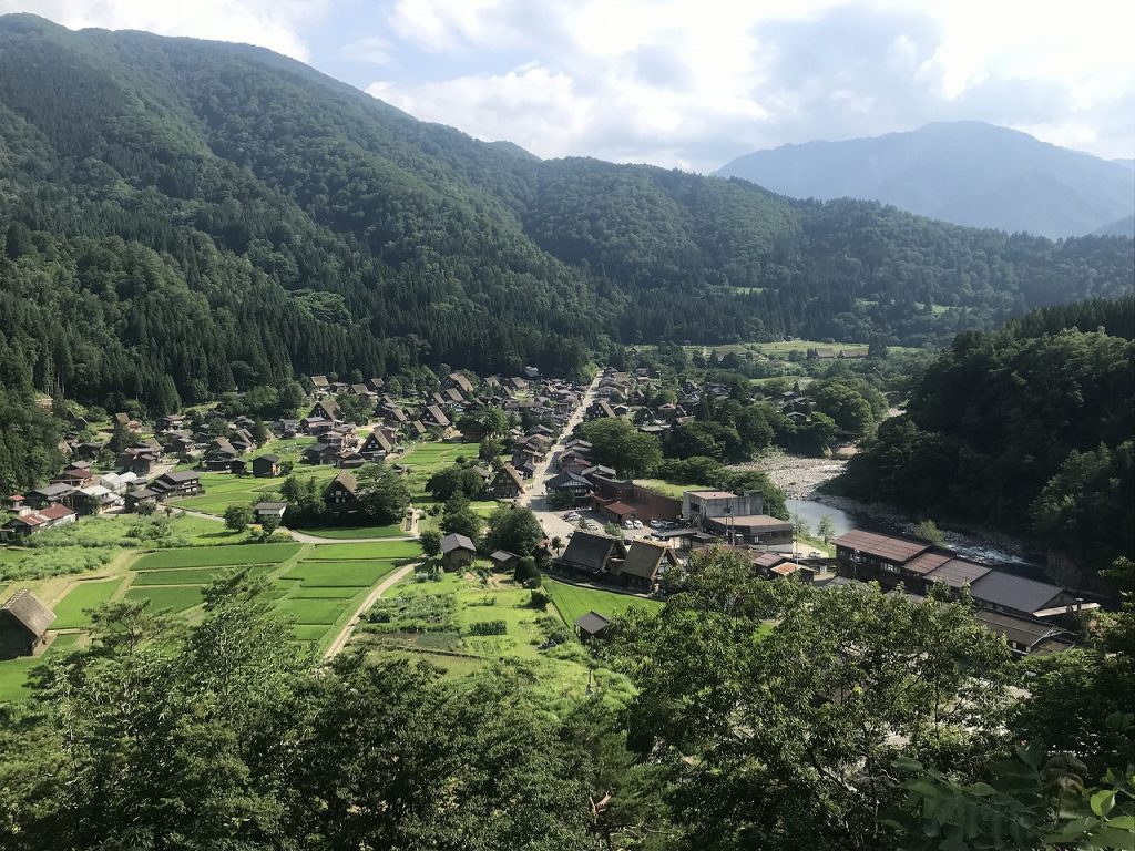 World heritage Shirakawa-go in Gifu