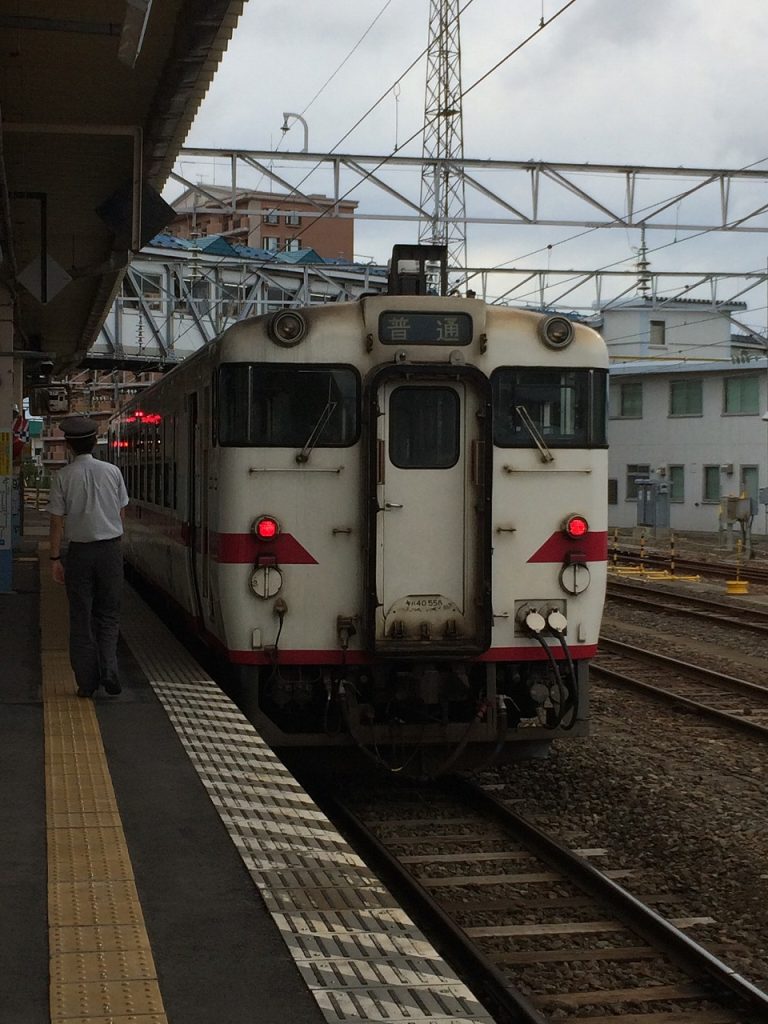 Regular train from Aomori to Minmaya (Aomori Station)