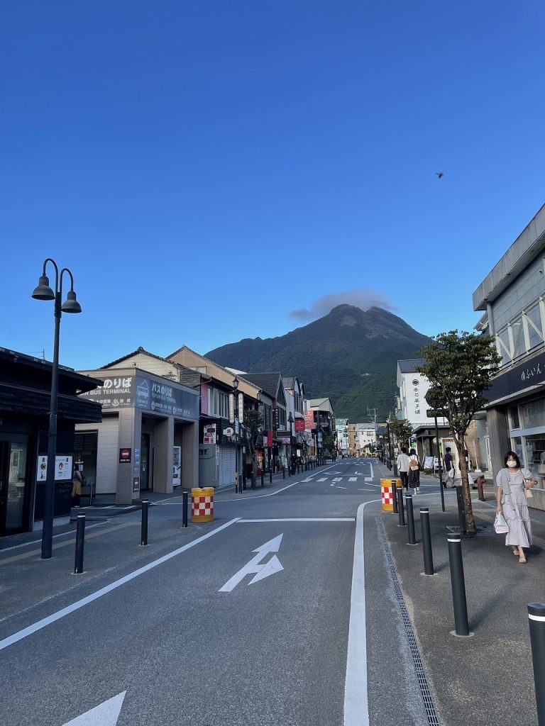 Yufudake seen from Yufuin Station